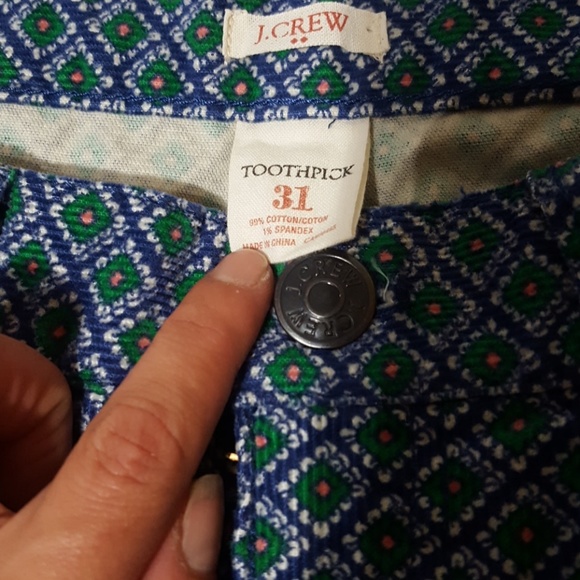 J. CREW Geometric Pants - Picture 6 of 8